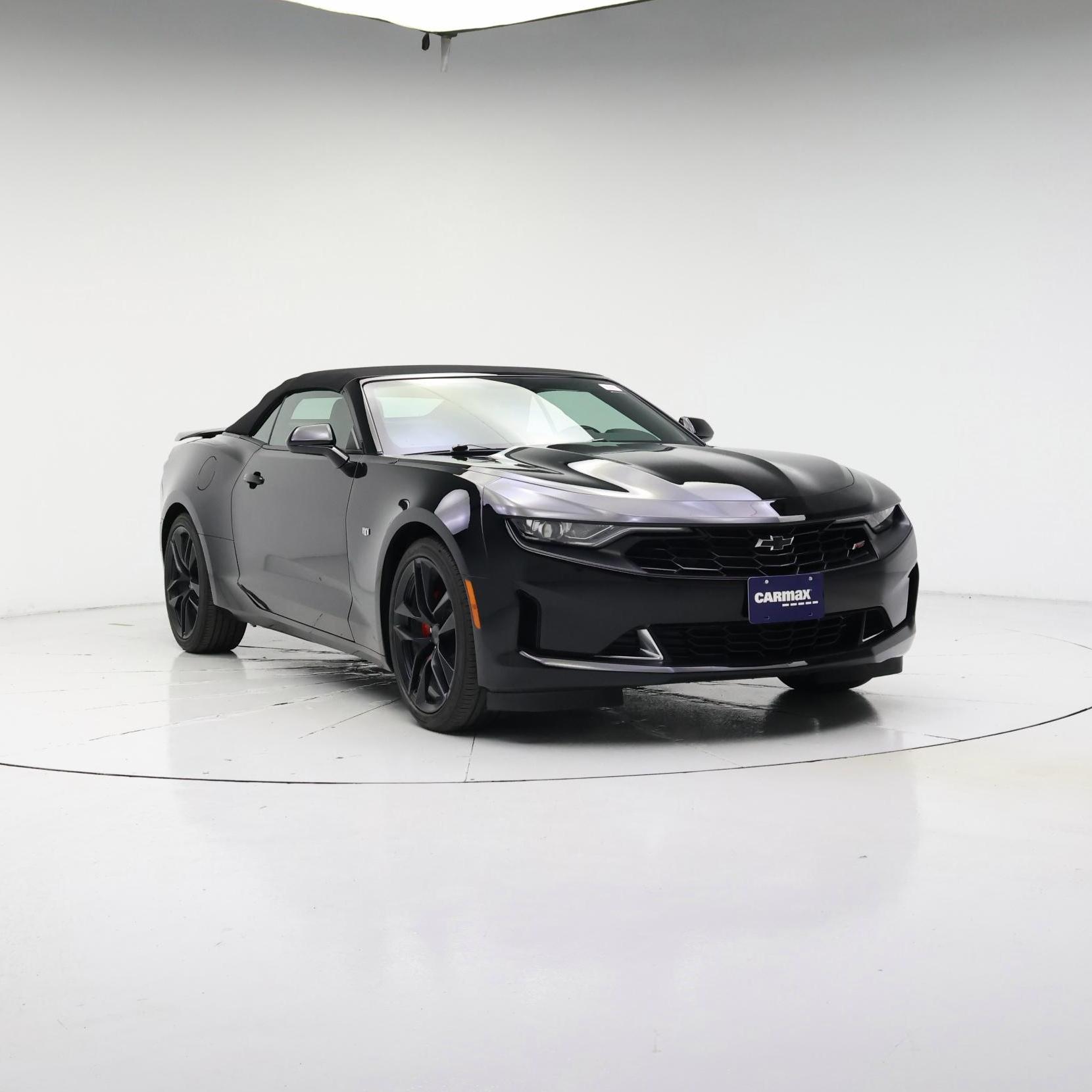 Black 2023 Chevrolet Camaro Convertible Rear-Wheel Drive Manual