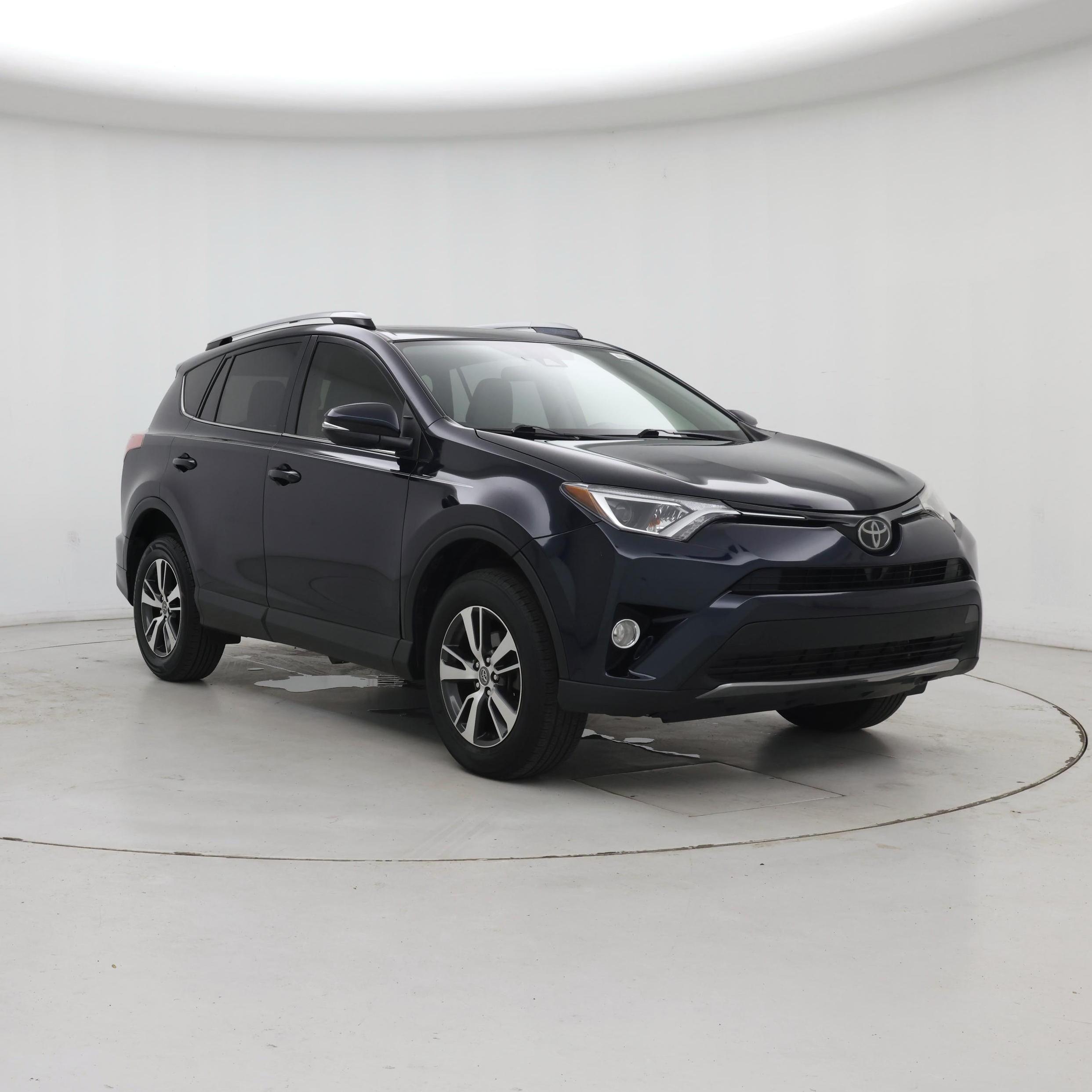 Blue 2018 Toyota RAV4 SUV / Crossover Front-Wheel Drive Automatic