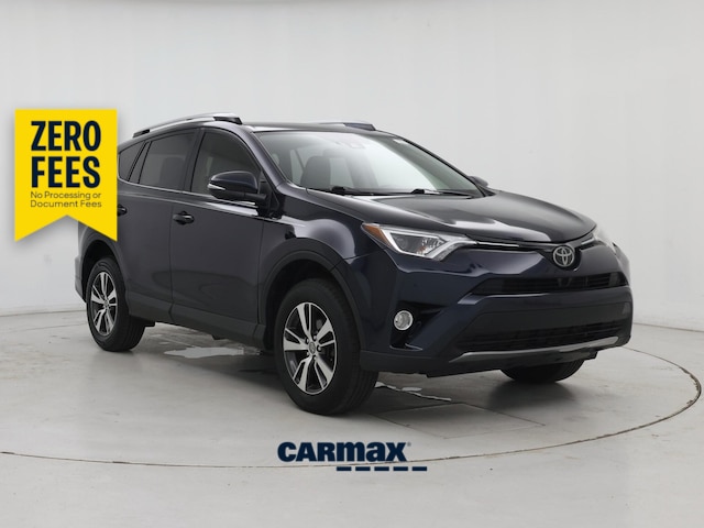 Blue 2018 Toyota RAV4 SUV / Crossover Front-Wheel Drive Automatic