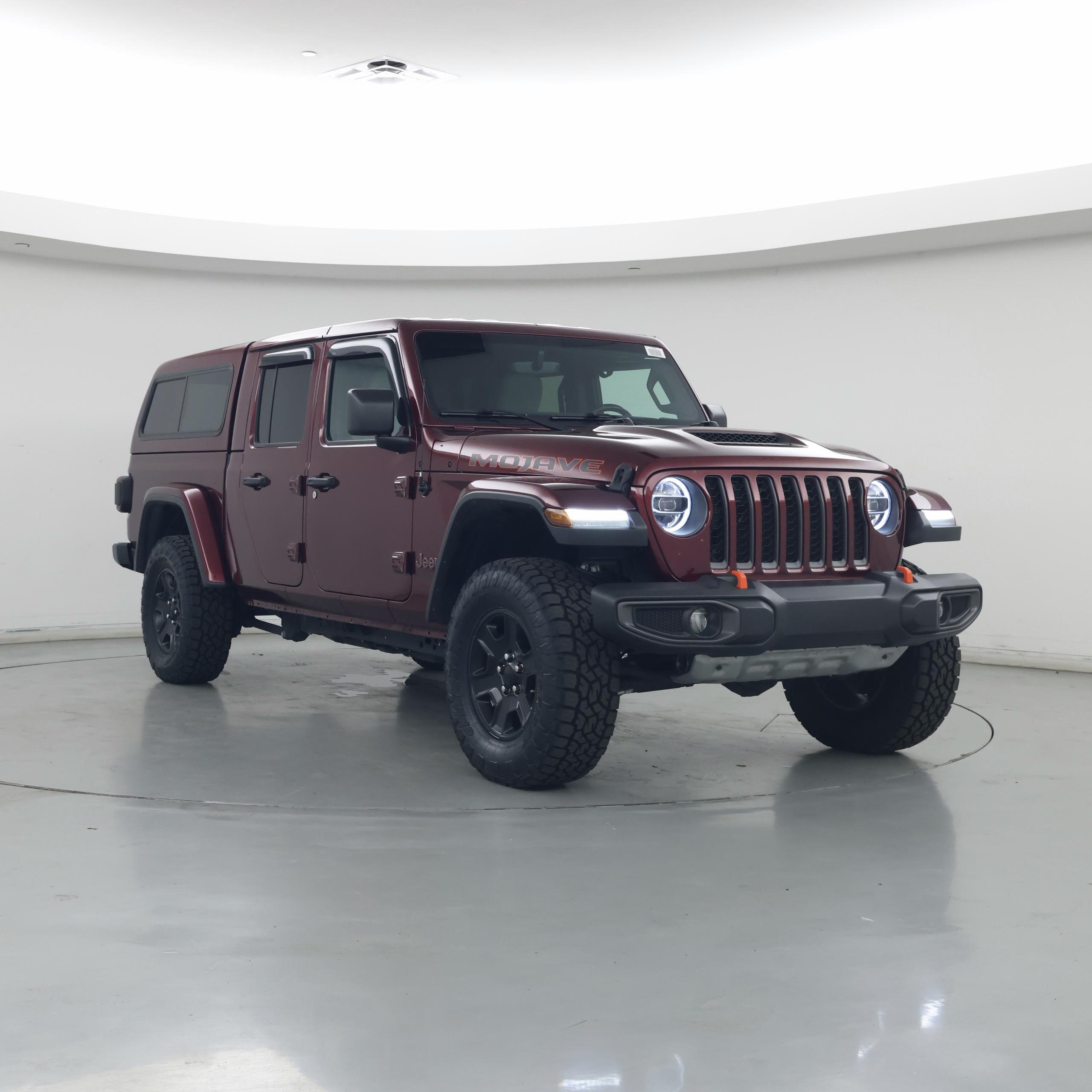 Red (Burgundy) 2021 Jeep Gladiator Pickup Truck Four-Wheel Drive Automatic