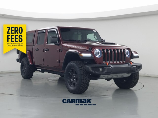 Red (Burgundy) 2021 Jeep Gladiator Pickup Truck Four-Wheel Drive Automatic
