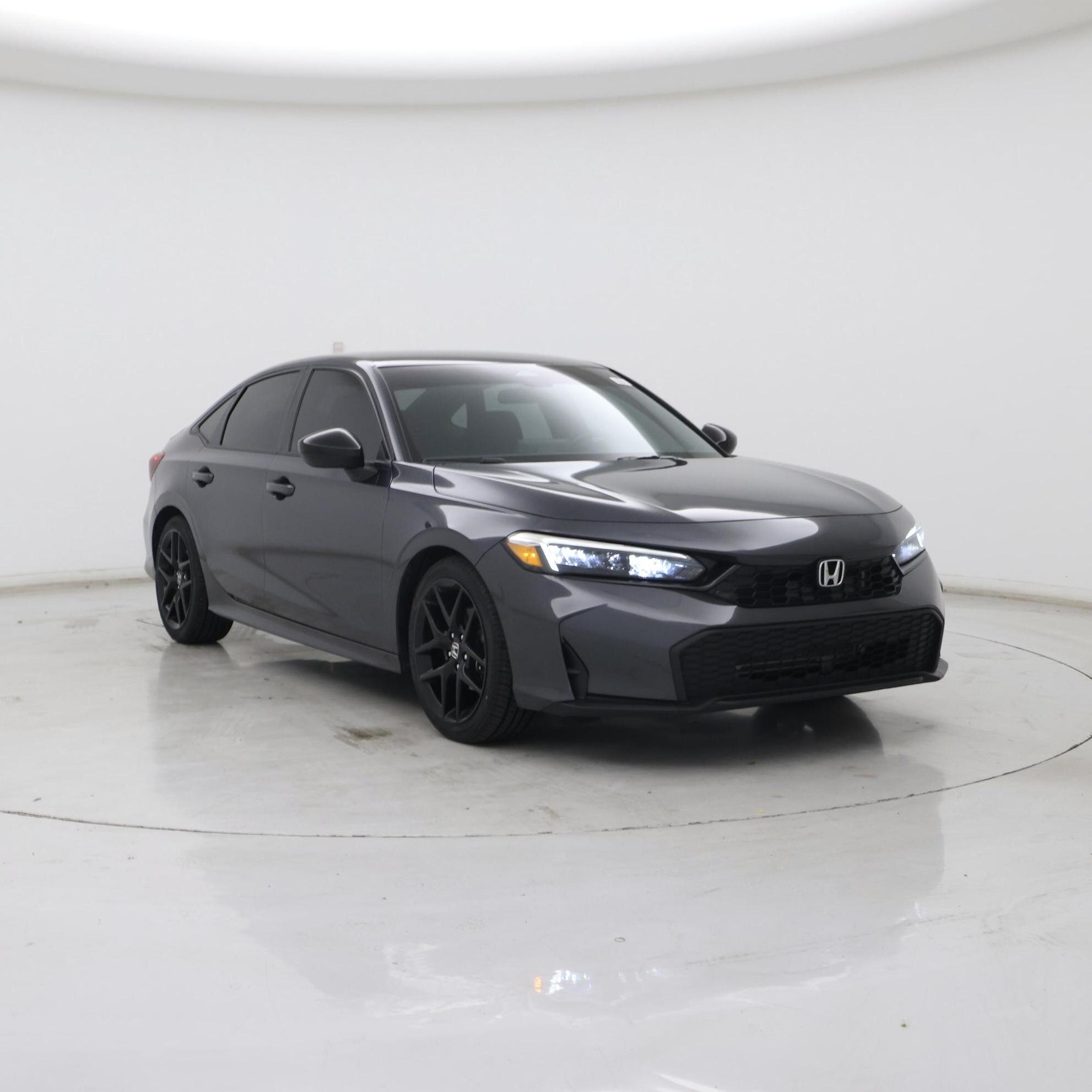Gray 2025 Honda Civic Sedan Front-Wheel Drive Automatic