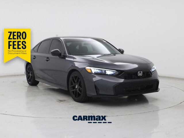 Gray 2025 Honda Civic Sedan Front-Wheel Drive Automatic