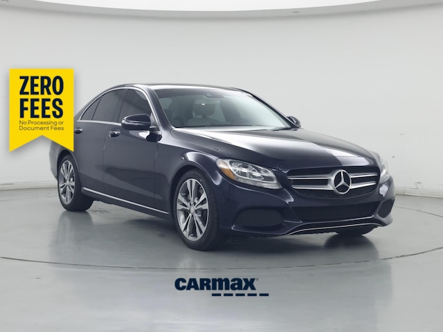 Blue 2017 Mercedes-Benz C-Class Sedan Automatic