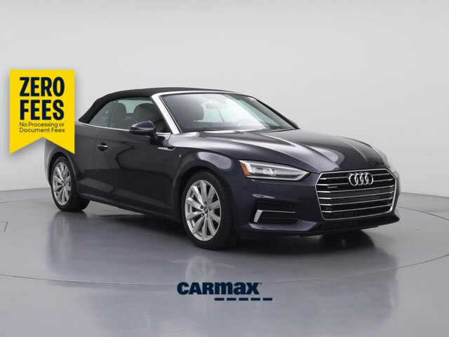 Blue 2018 Audi A5 Convertible All-Wheel Drive Automatic