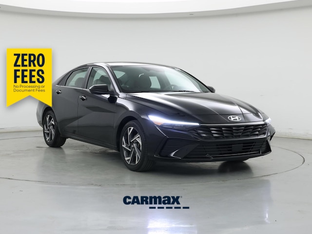 Black 2024 Hyundai Elantra SEL FWD Sedan Front-Wheel Drive Automatic