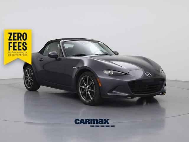 Gray 2016 Mazda MX-5 Miata Grand Touring Convertible Convertible Rear-Wheel Drive Automatic