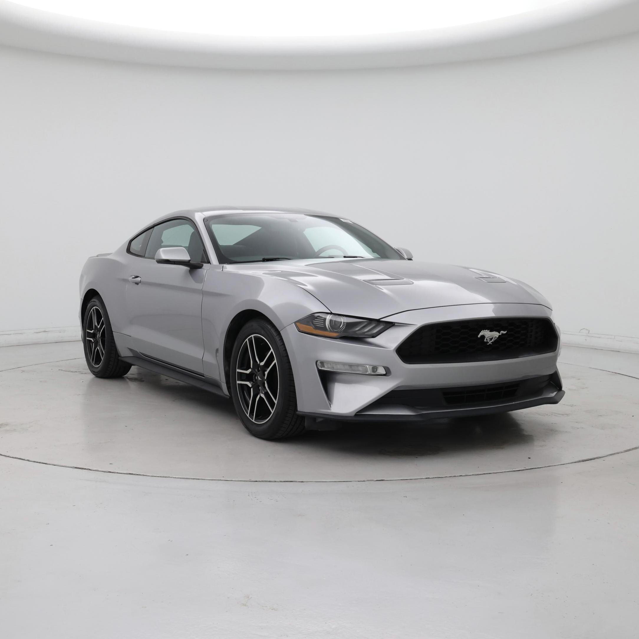 Silver 2020 Ford Mustang Coupe Rear-Wheel Drive Automatic