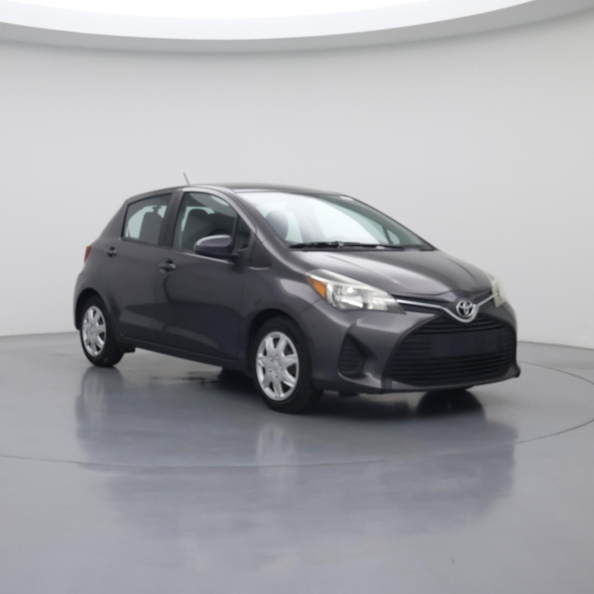 Gray 2015 Toyota Yaris Hatchback Front-Wheel Drive Automatic