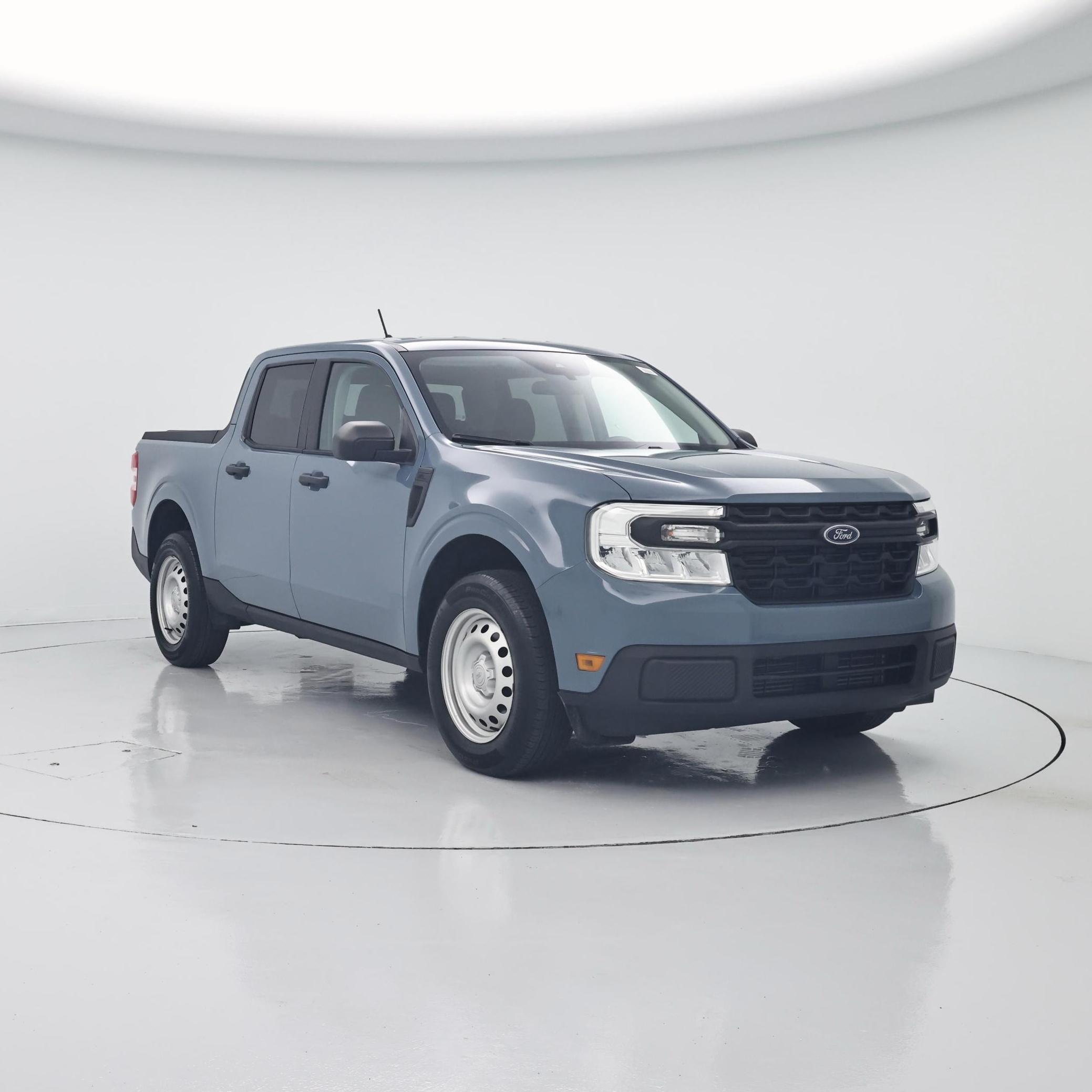 Blue 2023 Ford Maverick Pickup Truck Front-Wheel Drive Automatic