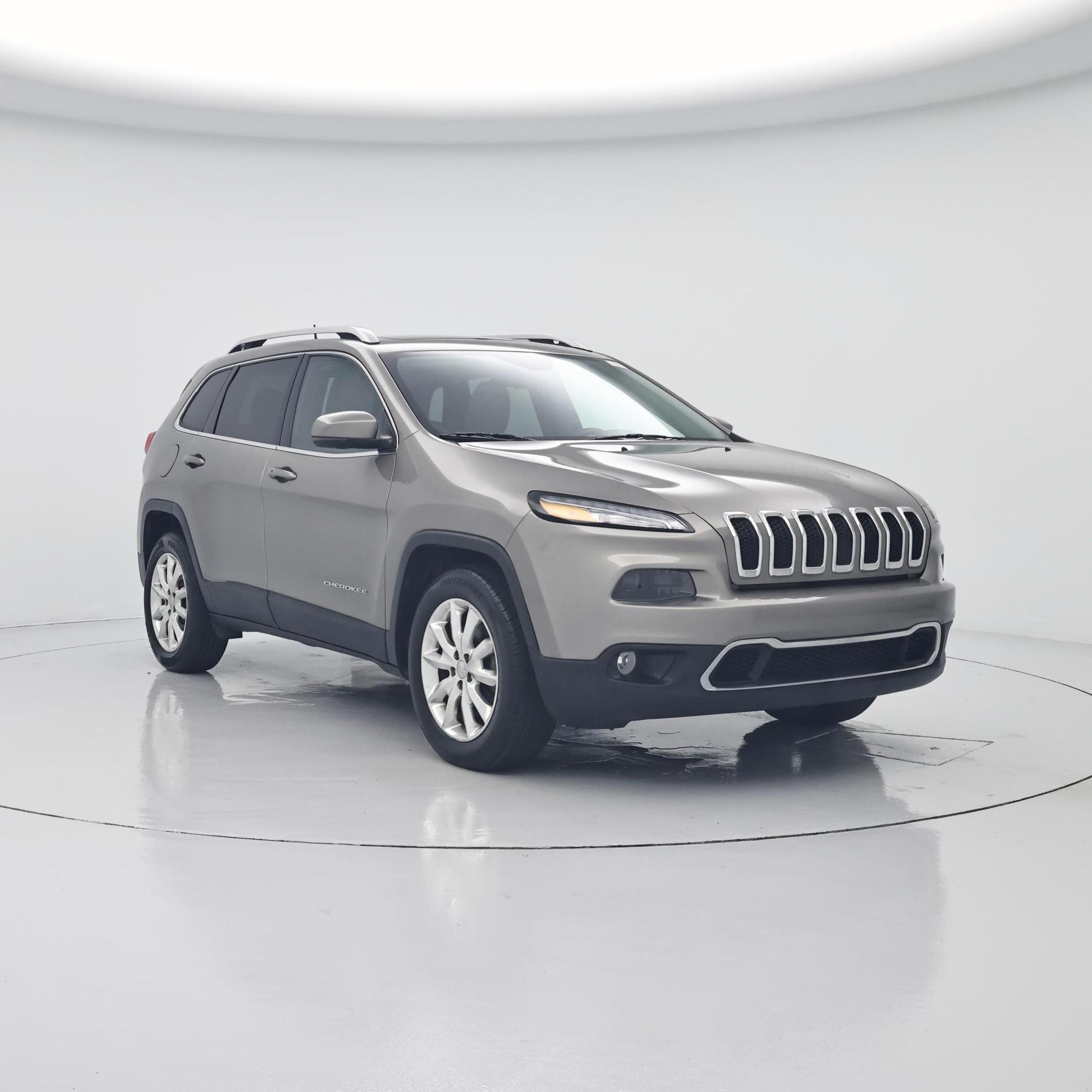 Gray 2017 Jeep Cherokee SUV / Crossover Four-Wheel Drive Automatic