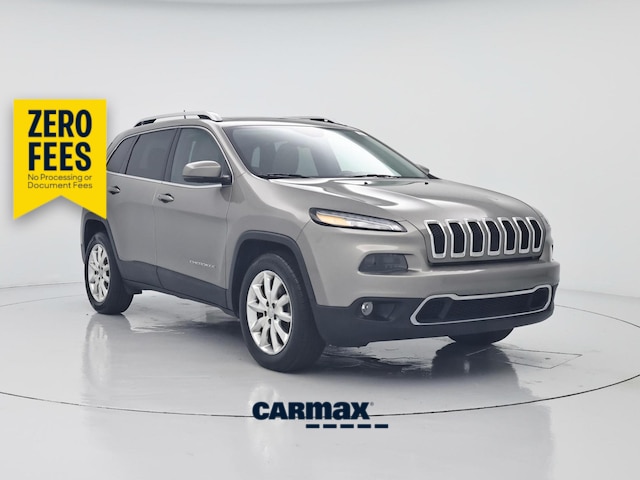 Gray 2017 Jeep Cherokee SUV / Crossover Four-Wheel Drive Automatic