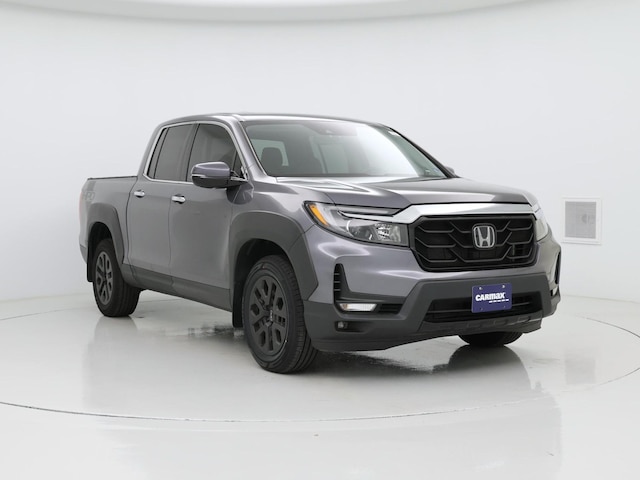 Gray 2022 Honda Ridgeline RTL-E AWD Pickup Truck All-Wheel Drive Automatic