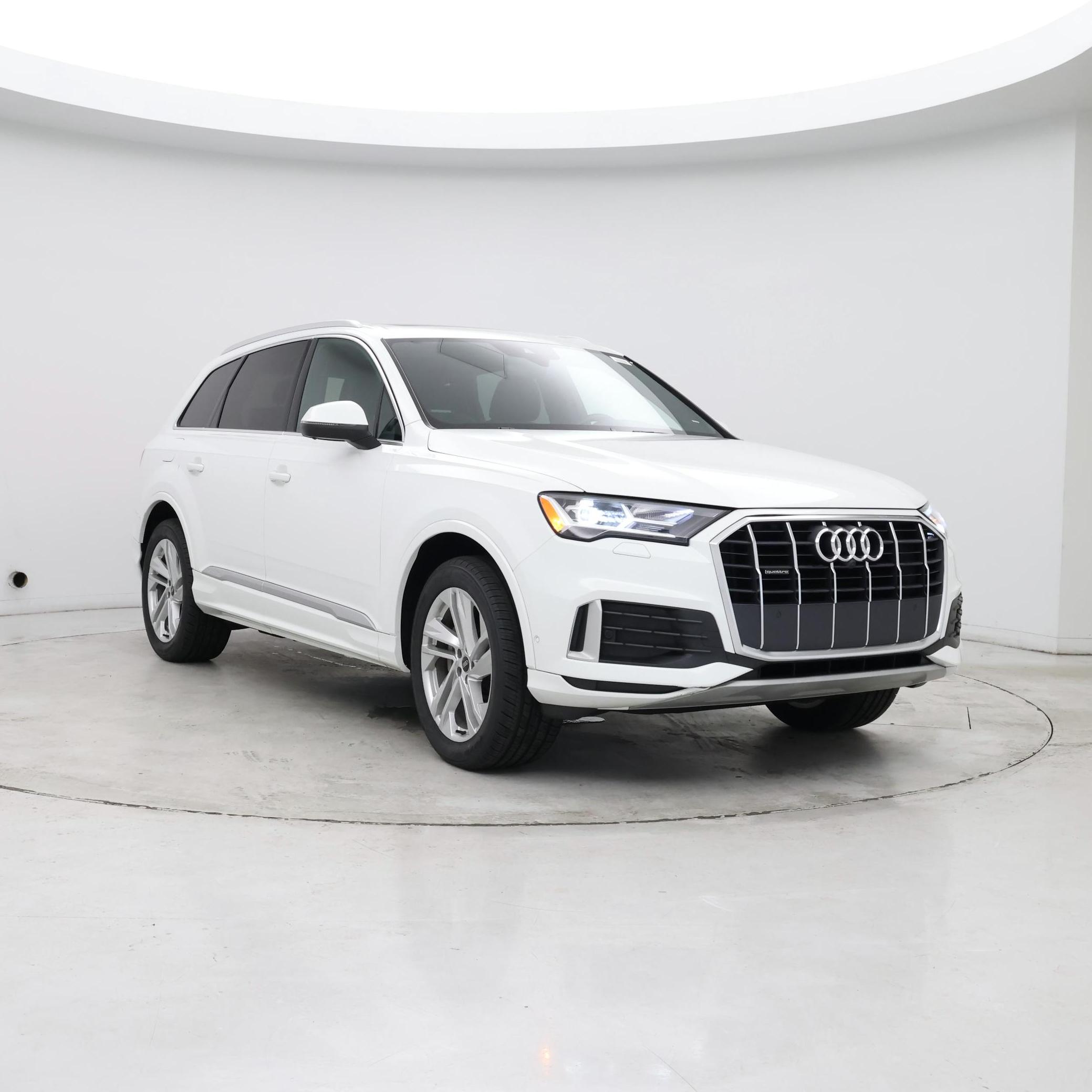 White 2021 Audi Q7 quattro Premium 45 TFSI SUV / Crossover All-Wheel Drive Automatic