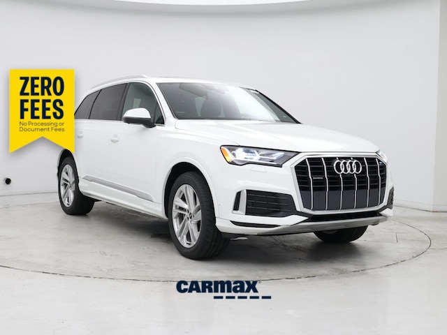 White 2021 Audi Q7 quattro Premium 45 TFSI SUV / Crossover All-Wheel Drive Automatic