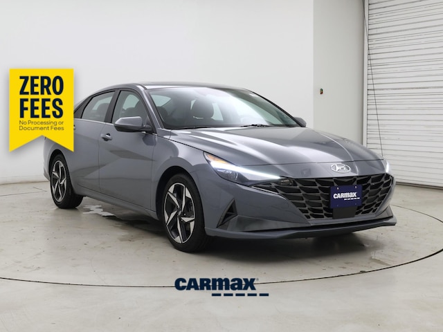 Gray 2023 Hyundai Elantra Hybrid Sedan Front-Wheel Drive Automatic