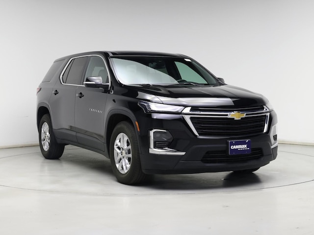 Black 2023 Chevrolet Traverse LS AWD SUV / Crossover Four-Wheel Drive Automatic