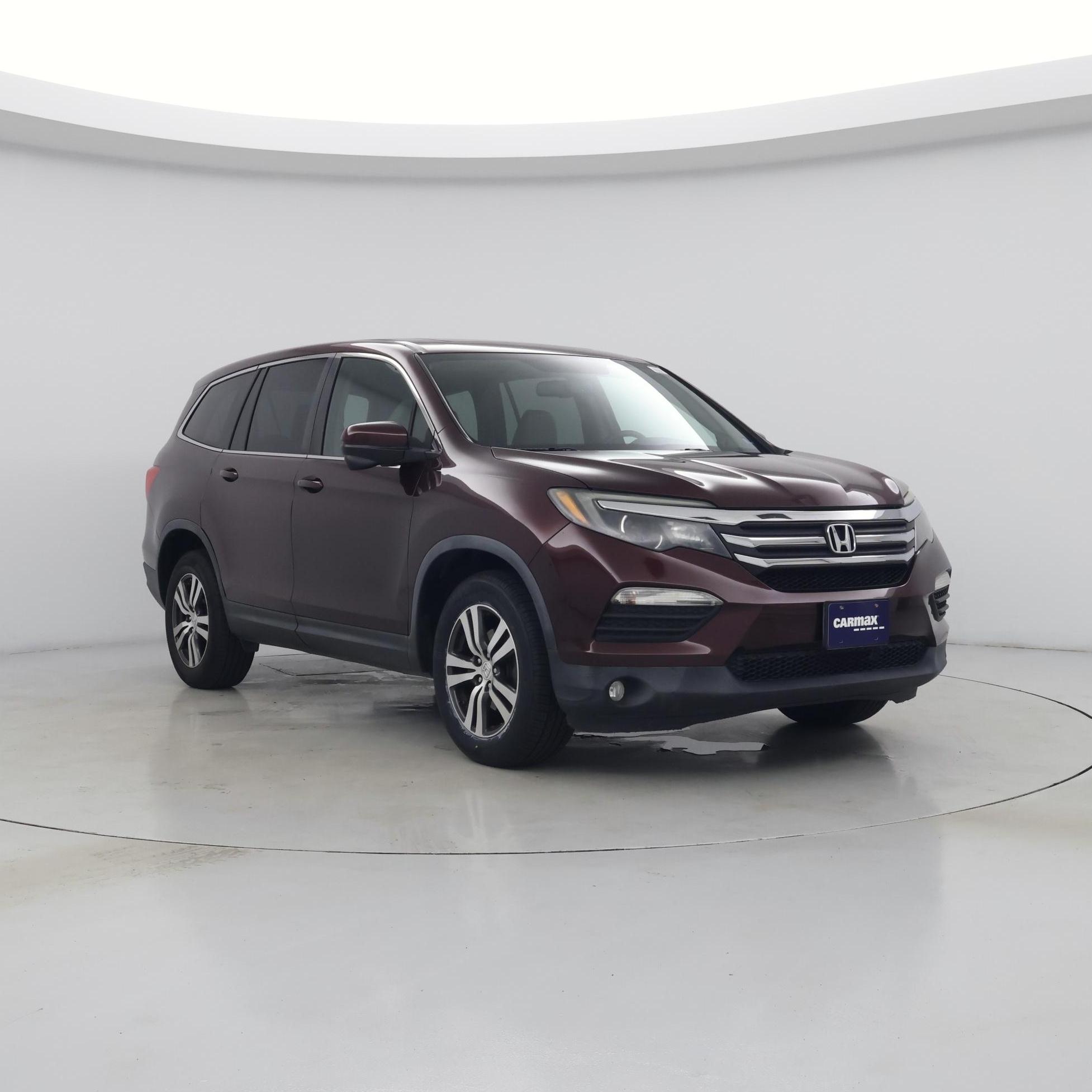 Red (Burgundy) 2017 Honda Pilot SUV / Crossover All-Wheel Drive Automatic