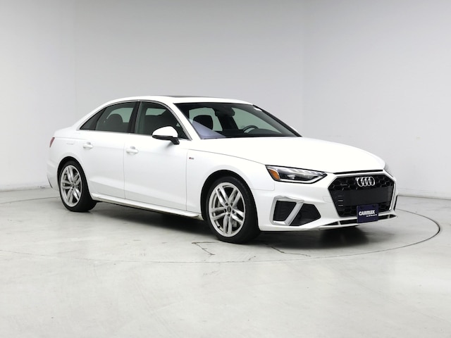 White 2024 Audi A4 quattro Premium Plus S Line 45 TFSI AWD Sedan All-Wheel Drive Automatic