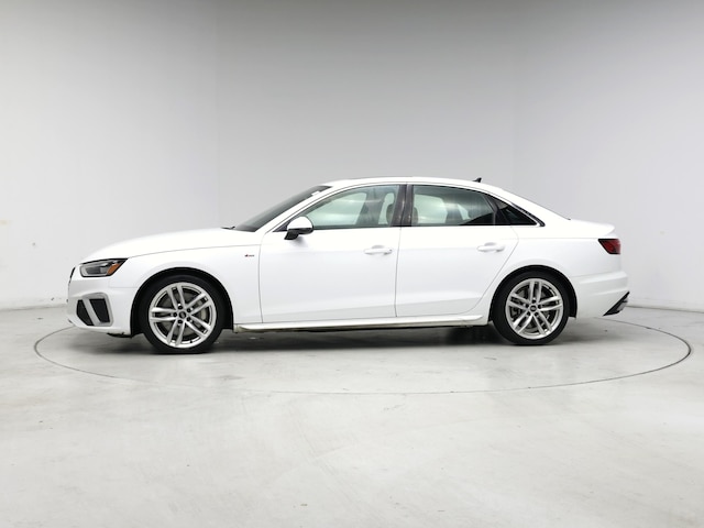 White 2024 Audi A4 quattro Premium Plus S Line 45 TFSI AWD Sedan All-Wheel Drive Automatic
