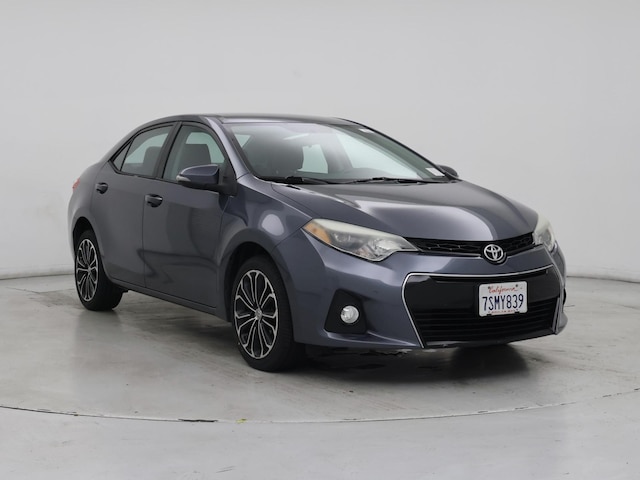 Blue 2016 Toyota Corolla S Sedan Front-Wheel Drive Automatic