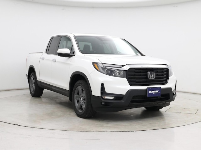 White 2023 Honda Ridgeline RTL-E AWD Pickup Truck All-Wheel Drive Automatic