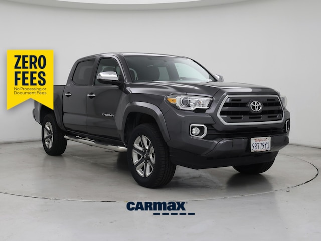 Gray 2016 Toyota Tacoma Double Cab V6 Limited Pickup Truck 4X2 Automatic