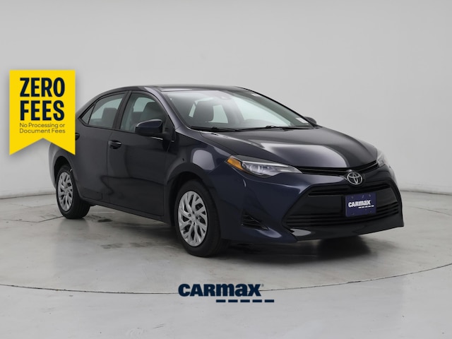 Blue 2017 Toyota Corolla LE Sedan Front-Wheel Drive Automatic