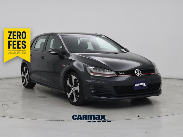 Gray 2015 Volkswagen Golf GTI 2.0T Autobahn 4-Door FWD Hatchback Front-Wheel Drive Automatic