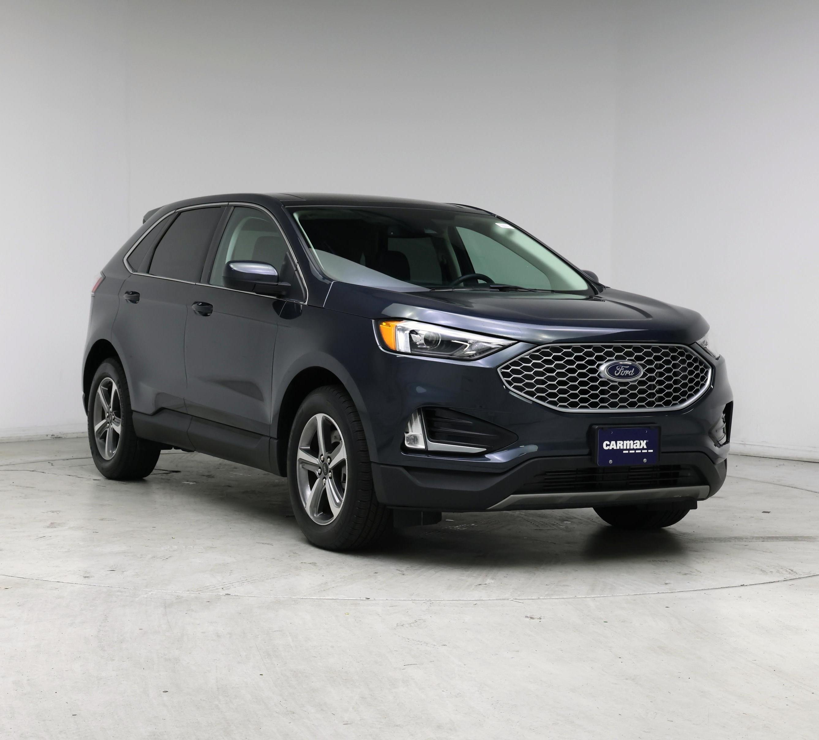 Blue 2023 Ford Edge SEL AWD SUV / Crossover All-Wheel Drive Automatic
