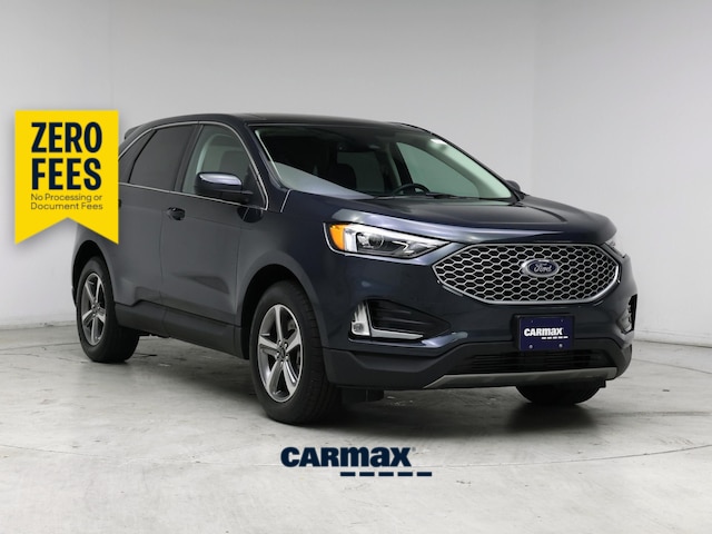 Blue 2023 Ford Edge SEL AWD SUV / Crossover All-Wheel Drive Automatic