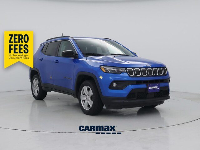 Blue 2022 Jeep Compass SUV / Crossover Four-Wheel Drive Automatic