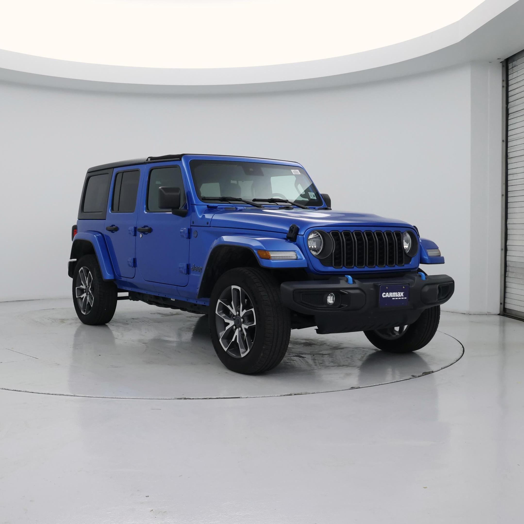 Blue 2024 Jeep Wrangler 4xe Sport S 4WD SUV / Crossover Four-Wheel Drive Automatic