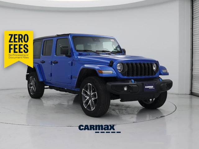 Blue 2024 Jeep Wrangler 4xe Sport S 4WD SUV / Crossover Four-Wheel Drive Automatic