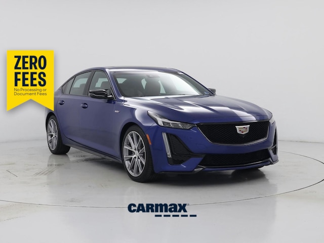 Blue 2020 Cadillac CT5 Sedan Rear-Wheel Drive Automatic