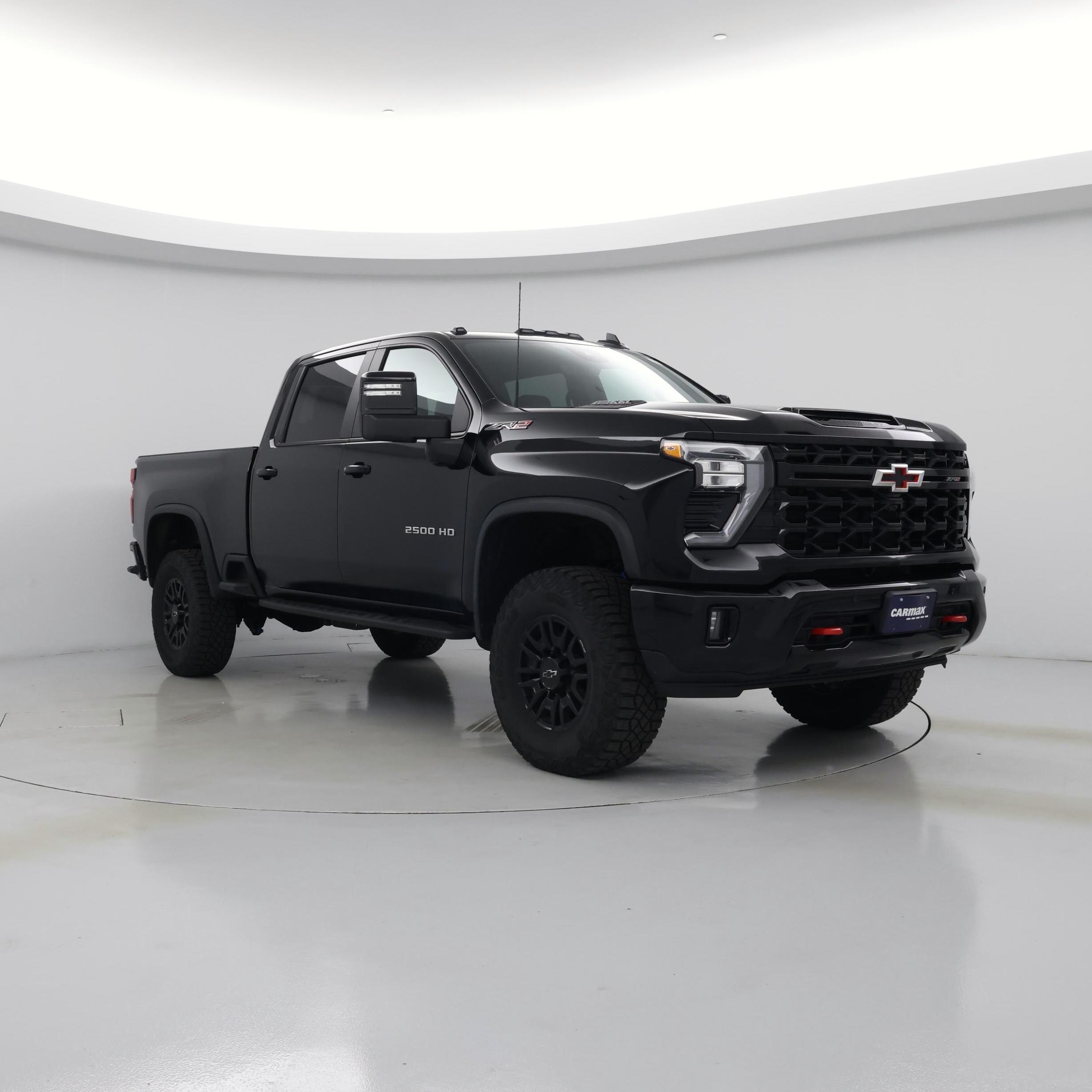 Black 2025 Chevrolet Silverado 2500HD ZR2 Crew Cab 4WD Pickup Truck Four-Wheel Drive Automatic