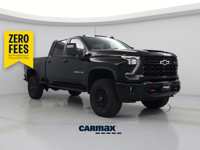Black 2025 Chevrolet Silverado 2500HD ZR2 Crew Cab 4WD Pickup Truck Four-Wheel Drive Automatic