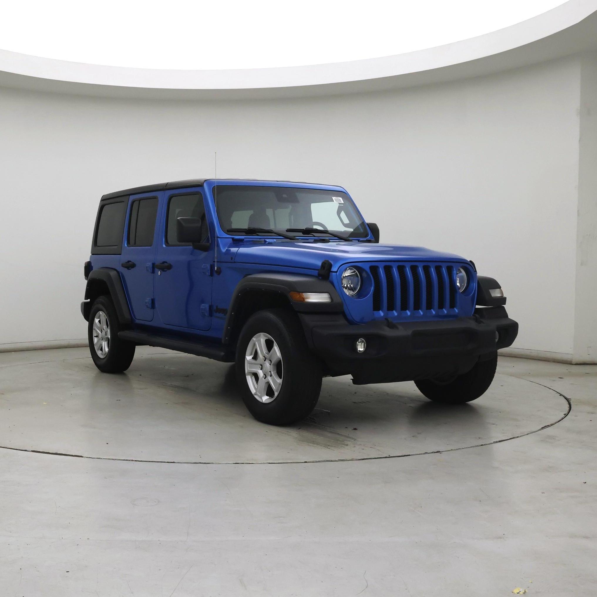 Blue 2022 Jeep Wrangler Unlimited Sport S 4WD SUV / Crossover Four-Wheel Drive Automatic