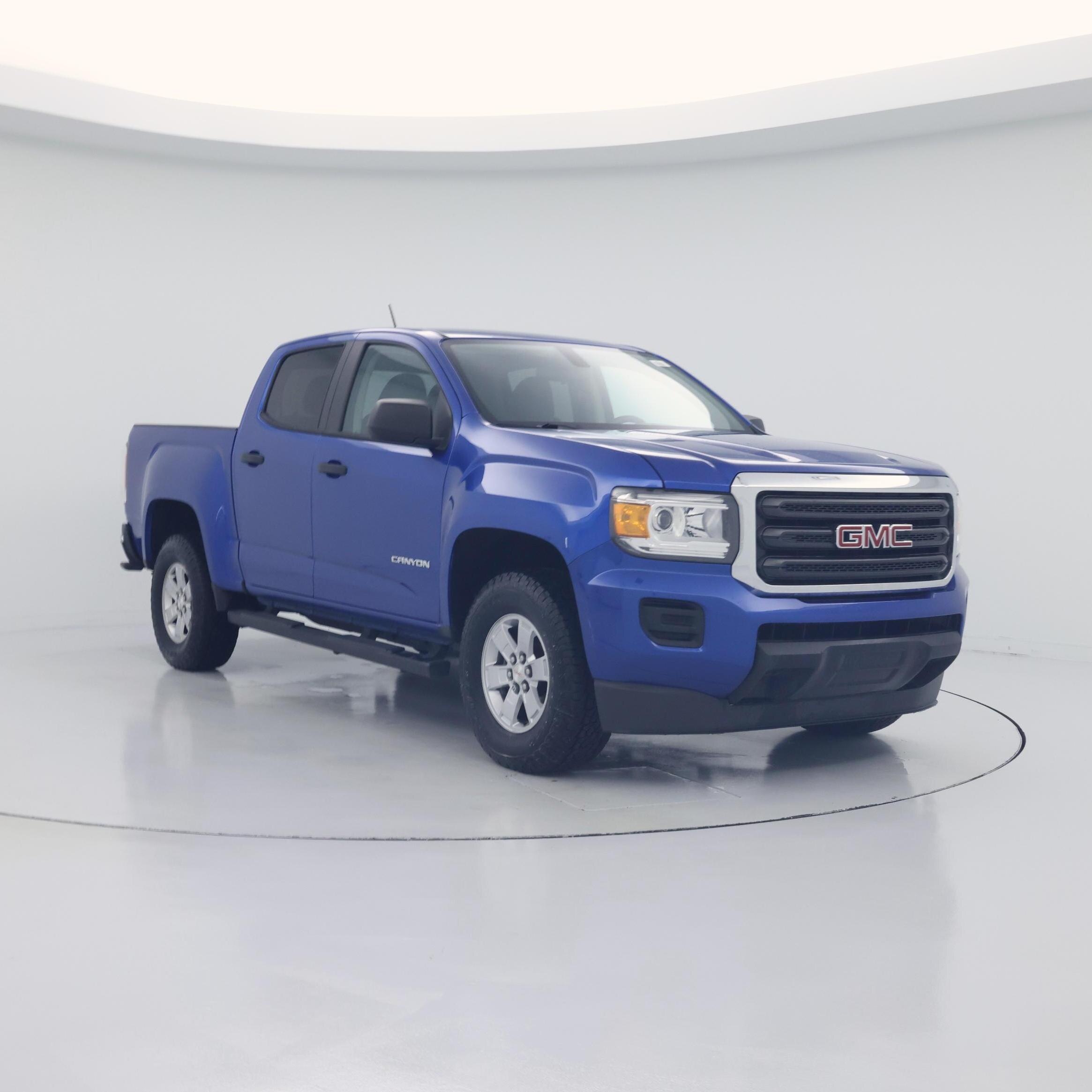 Blue 2018 GMC Canyon Crew Cab RWD Pickup Truck 4X2 Automatic