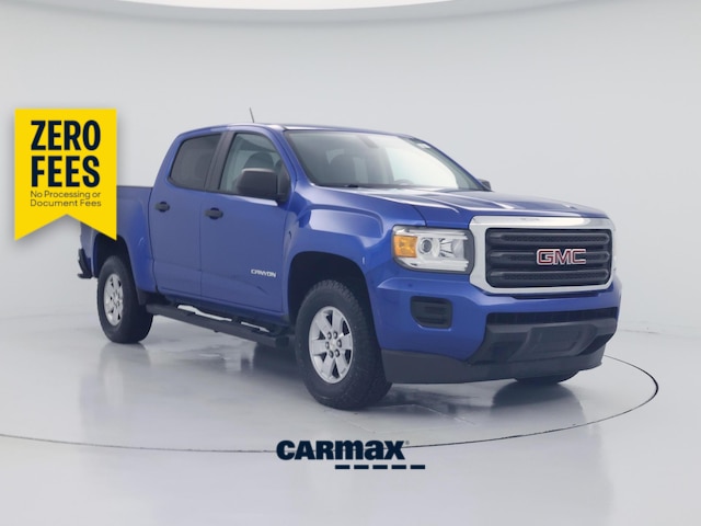 Blue 2018 GMC Canyon Crew Cab RWD Pickup Truck 4X2 Automatic