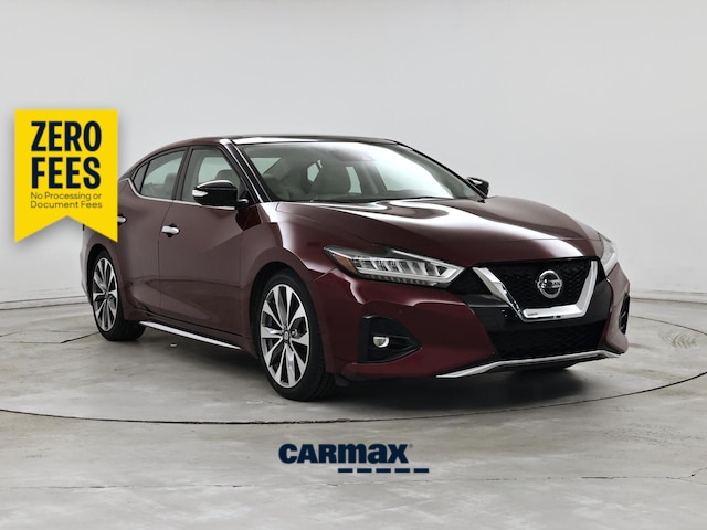 Red 2021 Nissan Maxima Platinum FWD Sedan Front-Wheel Drive Automatic
