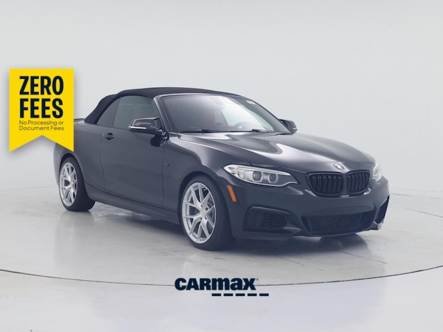 Black 2016 BMW 2 Series Convertible Rear-Wheel Drive Automatic