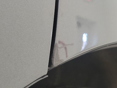 Rear Panel Driver Side Cosmetic Imperfection
