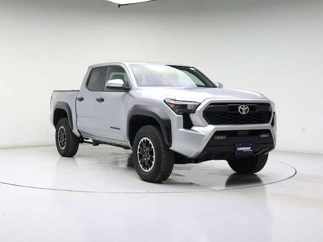 Silver 2025 Toyota Tacoma TRD Off-Road Double Cab 4WD Pickup Truck Four-Wheel Drive Automatic