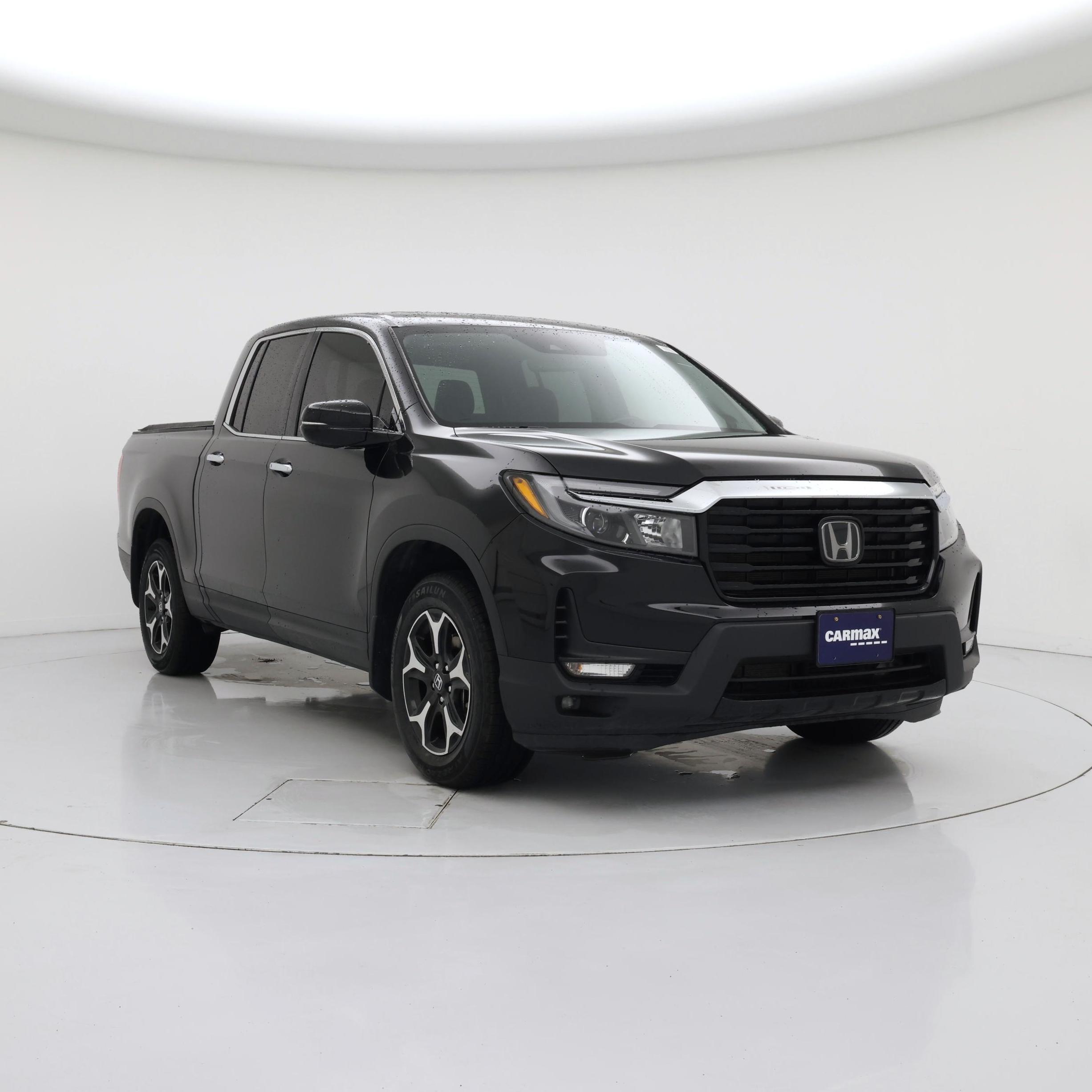Black 2021 Honda Ridgeline RTL-E AWD Pickup Truck All-Wheel Drive Automatic