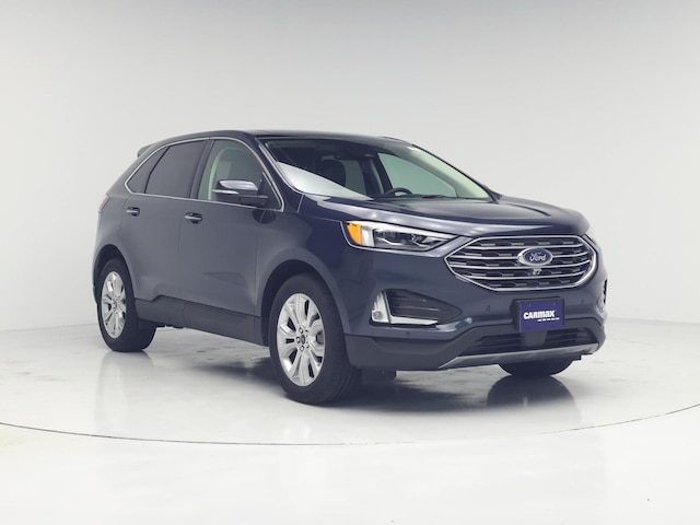 Blue 2023 Ford Edge Titanium AWD SUV / Crossover All-Wheel Drive Automatic