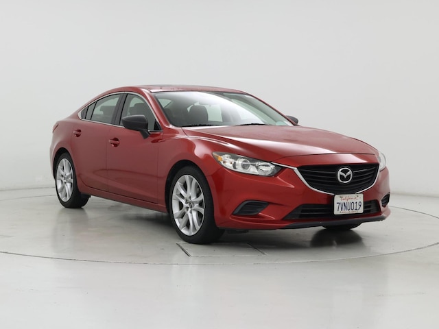 Red 2015 Mazda MAZDA6 i Touring Sedan Front-Wheel Drive Automatic