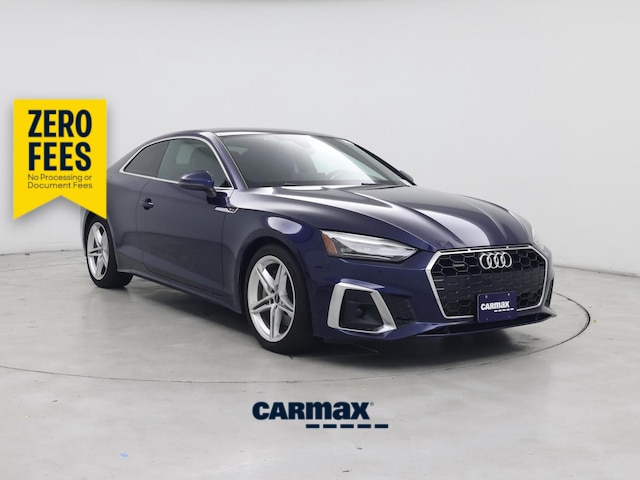 Blue 2021 Audi A5 quattro Premium 45 TFSI Coupe AWD Coupe All-Wheel Drive Automatic