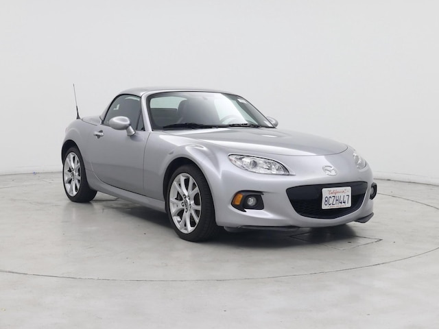 Silver 2015 Mazda MX-5 Miata Grand Touring Convertible Convertible Rear-Wheel Drive Automatic