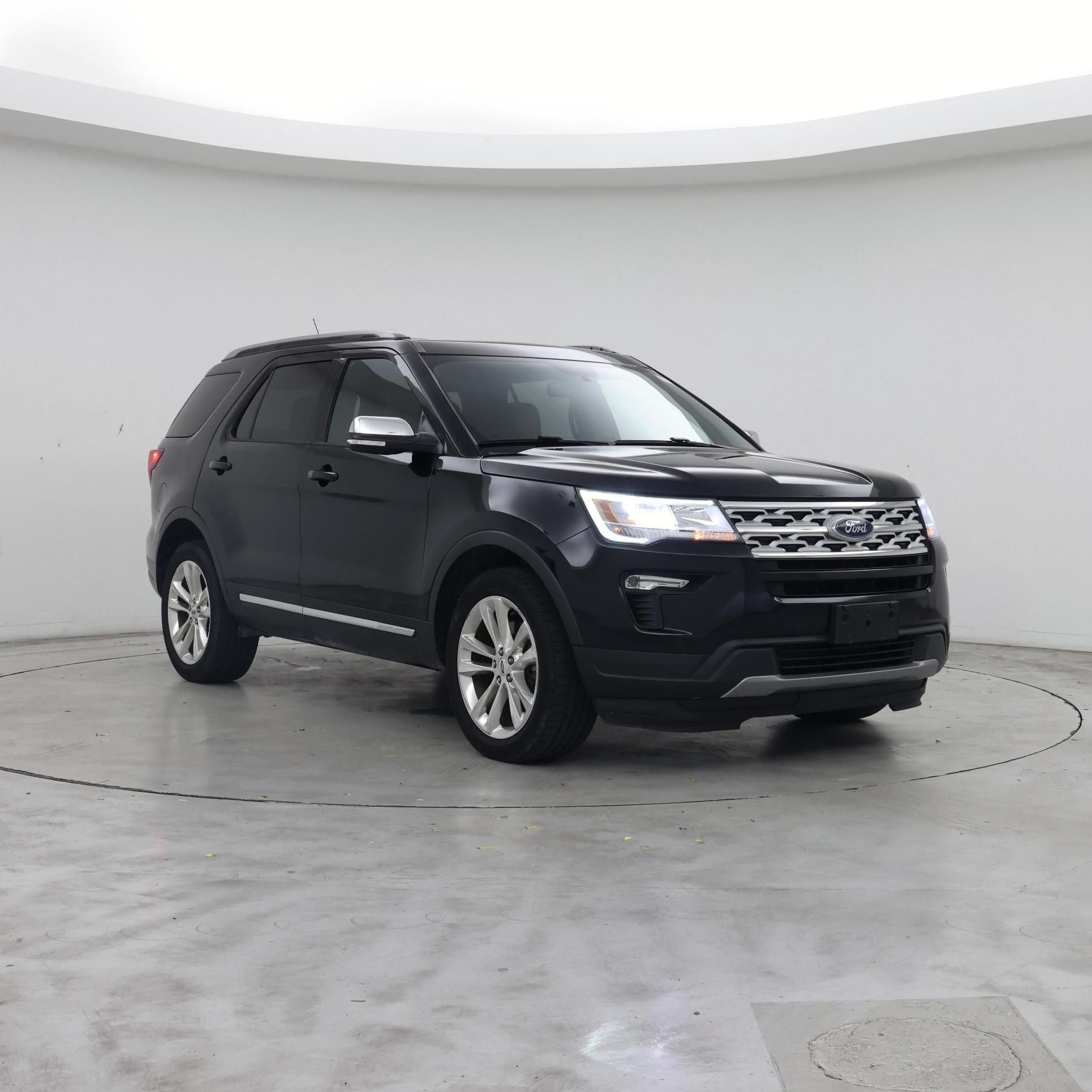 Black 2019 Ford Explorer XLT AWD SUV / Crossover All-Wheel Drive Automatic